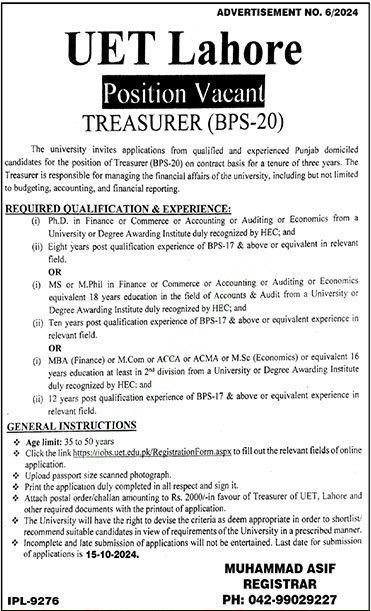 Treasurer