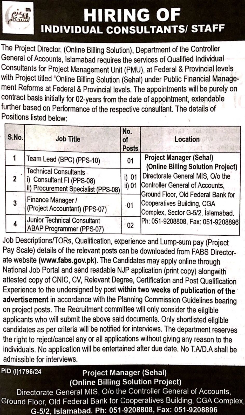 Finance Manager