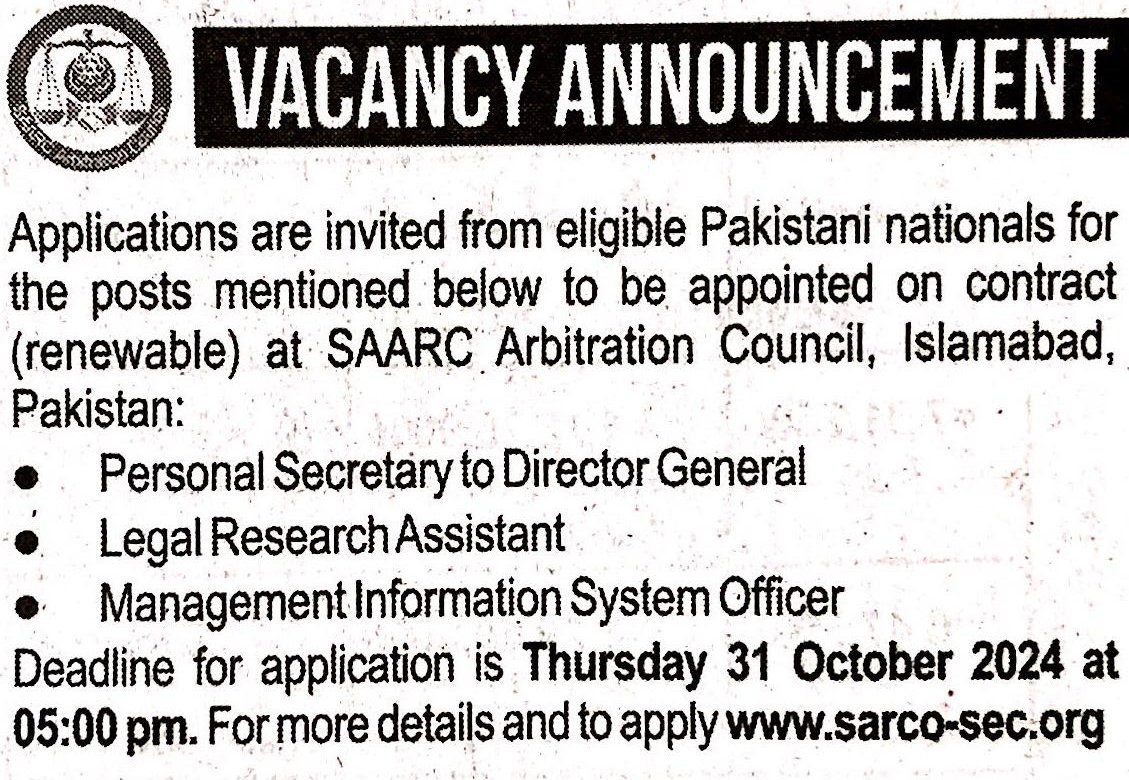 Personal Secretary to Director General