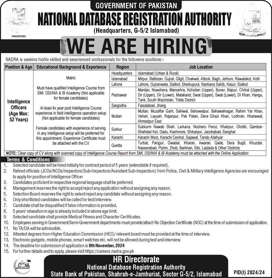 Intelligence Officer